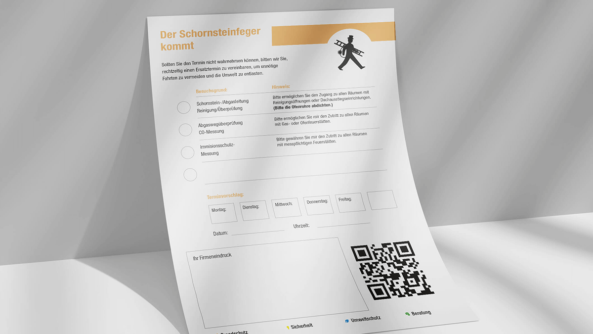 Beispiel Terminvereinbarungskarten